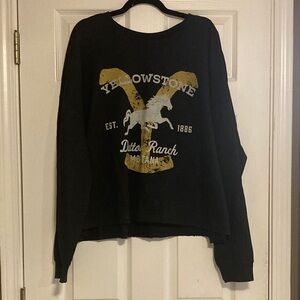 Yellowstone Black Sweatshirt 3X